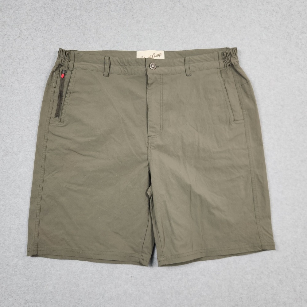 Duck Camp Shorts Mens XL Green Drifter Stretch Performance Fishing Outdoor